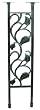 Verdigris Finished Floral Mailbox Post