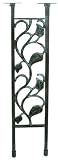 Verdigris Finished Floral Mailbox Post