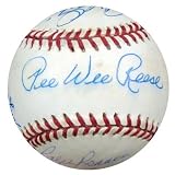 Dodgers Greats (12 Signatures) Autographed/Hand Signed NL Baseball Sandy Koufax, Pee Wee Reese & Tom