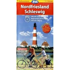 ADFC-Radtourenkarte 01 Nordfriesland / Schleswig 1 : 150 000: Bett und Bike, Rad und Bahn, Touren-Tipps, alle Radfernwege