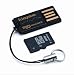 Kingston 4 GB Class 4 microSDHC Flash Memory Card with USB Reader MRG2+SDC4/4GB