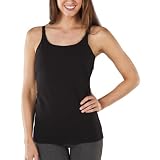 Gilligan & O'Malley® Womens Full Sling Long Nursing Tank Black