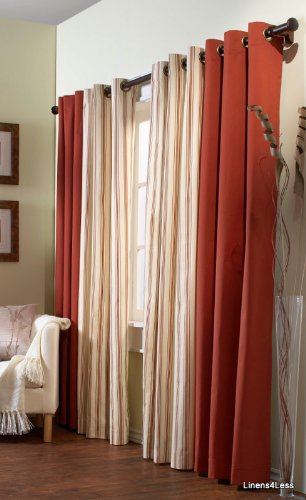 Weathermate SOLID Grommet Top Panel PAIR - 84 - KHAKI color