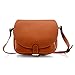 GEARONIC TM Fashion Women Crossbody Handbag PU Leather Shoulder Bag Tote Purse Ladies Satchel Messenger Hobo Bags - Brown