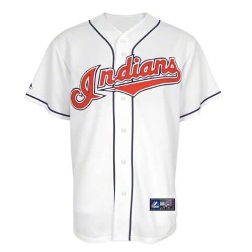 MLB Cleveland Indians Replica Home Jersey (X-Large)