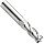 Niagara Cutter CB430 Carbide Ball Nose End Mills, Inch, Uncoated (Bright) Finish, Roughing and Finishing Cut, 30 Degree Helix, For Use With All Materials