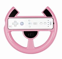 Official Nintendo Wii Comfort Racing Wheel - Pink