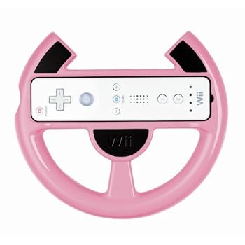 Set A Shopping Price Drop Alert For Official Nintendo Wii Comfort Racing Wheel - Pink