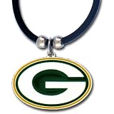 NFL Green Bay Packers Rubber Cord Logo Necklace