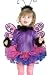 Cute Childrens Costume Girls Insect Wings Purple Dragonfly Tutu Leotard Dress Birthday Party Outfit