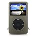 yooZoo iPod Classic / Video Premium Silicone Case Skin for Apple iPod Classic 80GB and iPod Video 30GB models with lanyard - Misty Gray
