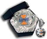 U OF ILLINOIS FIGHTING ILLINI DIAMOND PAPERWEIGHT