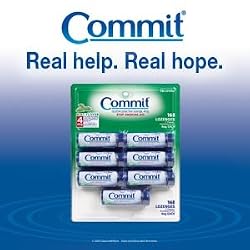 Commit Lozenges 4 mg - 7 Pop Pacs, 24 Lozenges Each - 168 Mint Flavor Lozenges