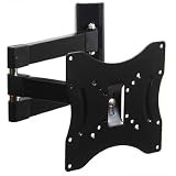 VideoSecu (ML520B) Plasma TV LCD monitor swing Wall Mount Fits Sharp Aquos LC-26DV22u, LC-26DV22u-W LC32AV22u, LC32D53X, LC-32DV22u, LC-32D40U LC-32SB24U LC37SH20U, LC37D53X, LC-40C37U, LC-42d62U, LC-42d72U, LC42PD7X LC-32LE700UN