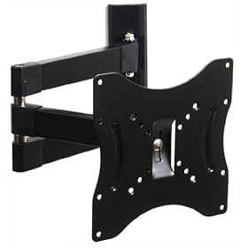 VideoSecu (ML520B) Articulating Plasma TV LCD monitor swing Wall Mount for most 22