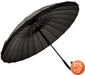 mabu ベーシック【超軽量】24本骨傘 ノワール(黒)