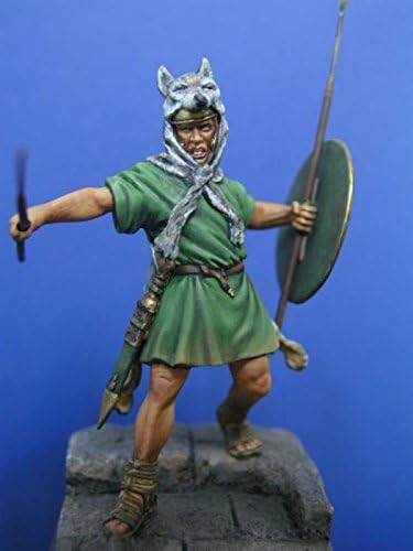 Miniaturas Beneito 54mm Roman Velite Skirmisher 211 B.C White Metal #MV036