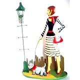 Jewelry Organizer Earring Holder City Girl Walking Grey Dog Jewelry Organizer Earring Holder City Girl Walking Grey Dog