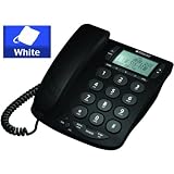Polaroid Desk Phone with Caller ID (White)