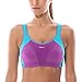 SYROKAN Women's No-Bounce Full-Support Racerback Pro High Impact Sports Bra Lilac 42DD