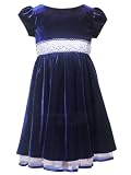 Rare Editions Girls 2-6X Washable Velvet Dress