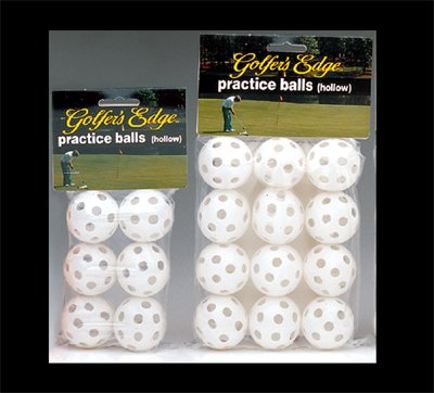 Practice Golf Balls with Holes (12 Pack) by Unique Sports
