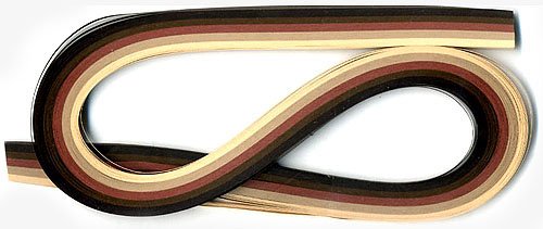 Shades of Brown Quilling Paper