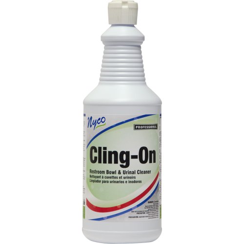 Nyco Products NL553-Q12 Cling-On Pink-Phos Restroom Cleaner, 32-Ounce Bottle (Case of 12) On Sale