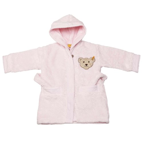 Steiff Unisex-Baby Bademantel 0002907, Gr. 98/104, Rosa (2560) Preisvergleich