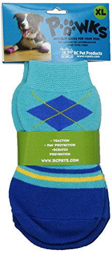 RC Pet Products Pawks Dog Socks, X-Large, Preppy