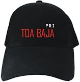 CAPS BLACK EMBROIDERY  TOA BAJA - ISO CODE  PUERTO RICO