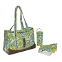 Kalencom Weekender Diaper Bag (Flower Power Blue)