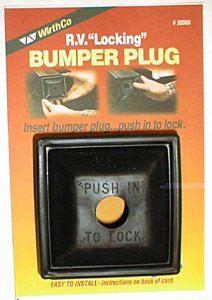 Wirthco 30000 RV Locking Bumper Plug
