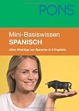 Produkt-Bild: PONS Mini-Basiswissen Spanisch: Grammatik, Wortschatz und Aussprache