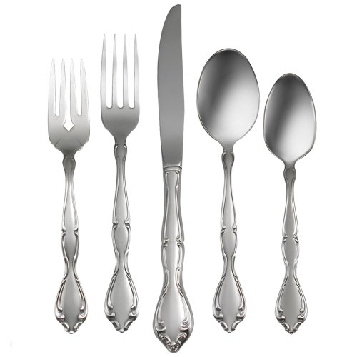 Oneida Satin Cantata 65-Piece Set, Service For 12