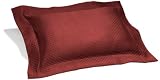 Pinzon Diamond Matelasse Standard Sham, Bordeaux