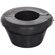 PVC (Polyvinylchloride) Quick Fit Grommet, .57" OD, .32" Thickness for .06" Panel (Pack of 10)