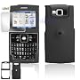 RUBBER FEEL Black Case Cover for Brand Samsung i325 i-325 ACE Protective Cell Phone Hard SNAP-ON With Optional Lens [Beyond Cell Packaging]