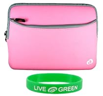 Non-OEM Amazon Kindle DX 9.7 Dual-Pocket Sleeve Case - Pink