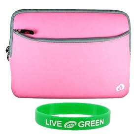 Acer Aspire Timeline AS3810TZ-4880 13.3-Inch Laptop Sleeve Slipcase - Dual-Pocket - Pink