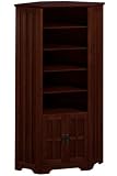 Review Home Decorators Collection  / Craftsman Corner Bookcase 2-door Macintosh Oak