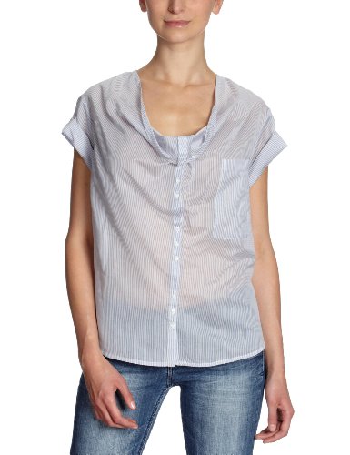 Designers Remix Damen Hemden/ Freizeit  N39541002 BELLASHIRT, Gr. 38, Blau (905 Pattern) Preisvergleich
