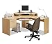 Transit Corner Computer Work Station By Bestar Furniture