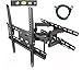 Ryehaliligear Full Motion Tilt Articulating Cantilever Swivel Dual Arm LCD TV Wall Mount Bracket for 20"-55" Flat Screen Displays,VESA 400 x 400 Compatible 115 Lbs Capacity with HDMI Cable