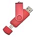 ARETOP Rotatable 8GB OTG USB Flash Drive for Cell Phones & Tablet PCs (Red)