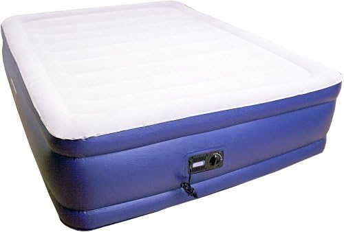 Airtek Queen Keystone series Premium Air Mattress Airbed includes skirted sheet, Soft Flocked Top, Patented high-end Giga valve, extra thick 2ABQ04010-C