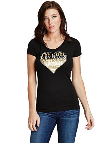 G by GUESS Women's Etta Heart Tee