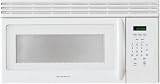 Frigidaire FMV157GS 1.5 cu. ft. Over-the-Range Microwave Oven with 1,000 Watts, 10 Power Levels, Glass Turntable and 300 CFM Venting System: White on White