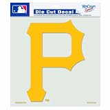 MLB Pittsburgh Pirates 8-by-8 Inch Diecut Colored Decal