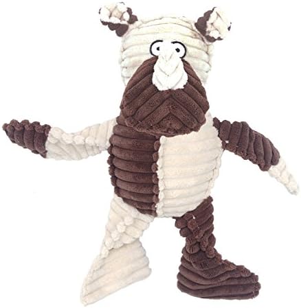 YOGADOG Plush Squeaker Chew Dog Toys, Resistance to Bite, For Any Size of Dogs - rhino
